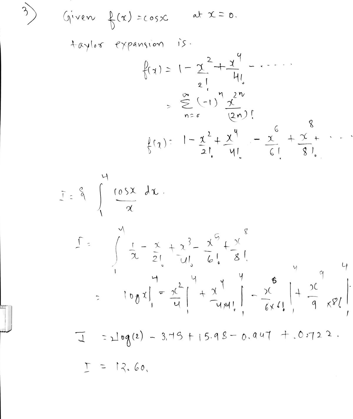 Calculus homework question answer, step 1, image 1